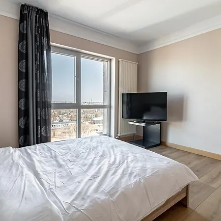 24th Floor Panoramic With Free Parking - Panorama Residences - 5 Min To Rix Apartamento