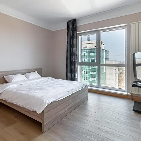 Apartmán 24th Floor Panoramic With Free Parking - Panorama Residences - 5 Min To Rix *