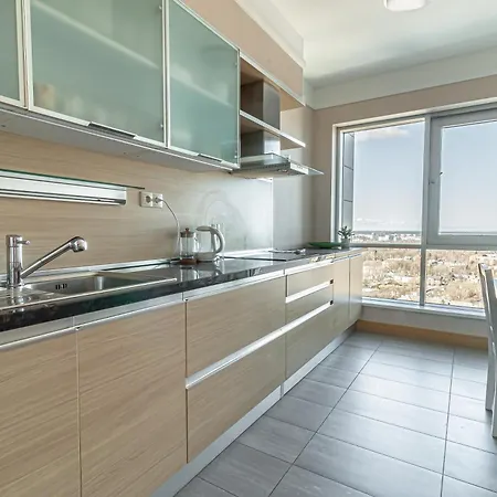 24th Floor Panoramic With Free Parking - Panorama Residences - 5 Min To Rix