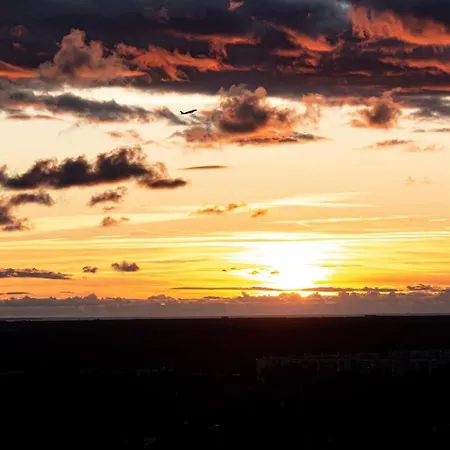 24th Floor Panoramic With Free Parking - Panorama Residences - 5 Min To Rix Рига