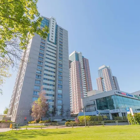 24th Floor Panoramic With Free Parking - Panorama Residences - 5 Min To Rix * Рига