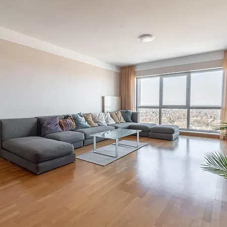 24th Floor Panoramic With Free Parking - Panorama Residences - 5 Min To Rix Apartment *