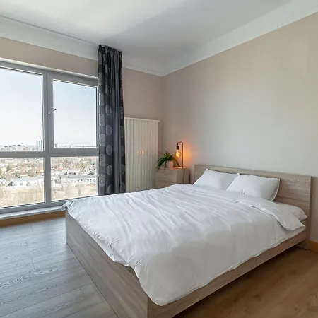Apartment 24th Floor Panoramic With Free Parking - Panorama Residences - 5 Min To Rix Riga