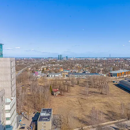 Apartment 24th Floor Panoramic With Free Parking - Panorama Residences - 5 Min To Rix