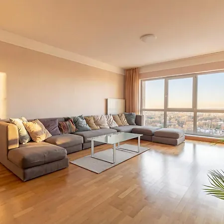 24th Floor Panoramic With Free Parking - Panorama Residences - 5 Min To Rix * Рига