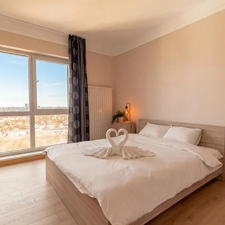 24th Floor Panoramic With Free Parking - Panorama Residences - 5 Min To Rix Рига
