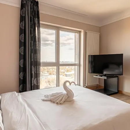 24th Floor Panoramic With Free Parking - Panorama Residences - 5 Min To Rix